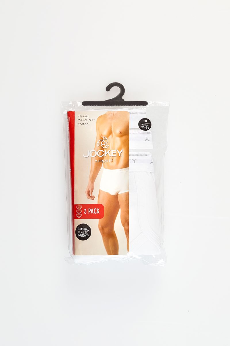 Jockey Y Front Brief 3 Pack, Mens Underwear