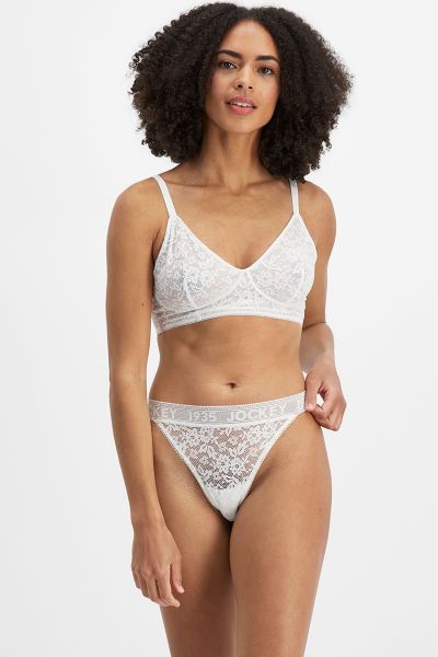 Jockey Y-Front Lace Gee White