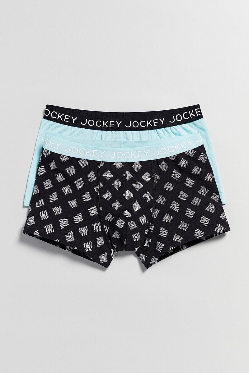 JOCKEY Boys Print Trunk 2pk Boys Underwear UY9M