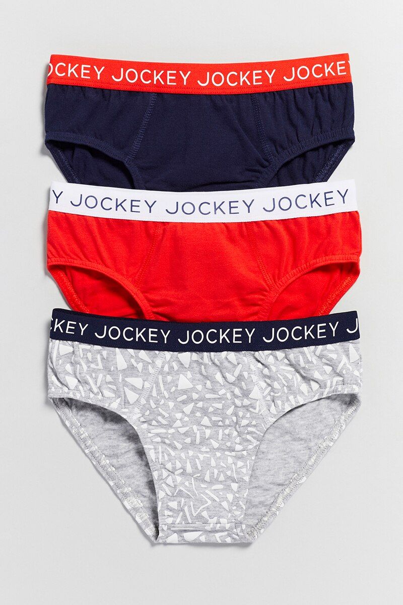 JOCKEY Boys Print Brief 3pk Boys Underwear UYBJ