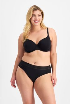 Jockey No Panty Line Promise Sheer Tops Bikini Black